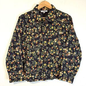 Back in the Saddle Floral Print Western Jacket Size Medium
